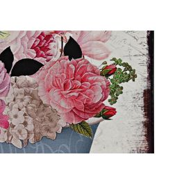 DKD Home Decor Decoración Pared Romántico Flores Metal Multicolor 30x30 cm (6 Unidades) DKD Home Decor Decoración Pared Romántico Flores Metal Multicolor 30x30 cm (6 Unidades)