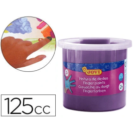 Jovi Estuche 5 Botes Pintura De Dedos 125 mL Negro Pintura Lavable No Tóxica Precio: 7.95000008. SKU: S8410675