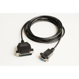 MicroConnect IBM029B-1,8 Cable Serie DB9 Hembra a DB25 Macho 1.8M Negro - Conexión Confiable para Datos