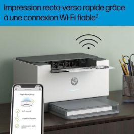 HP LaserJet M209dw Impresora Láser Monocromo WiFi Doble Cara Automática (Dúplex) 29ppm Rápida Compacta para Oficina/Hogar Blanca