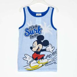 Cerdá Pijama Tirantes Single Jersey Mickey con Neceser Talla 2 años Azul