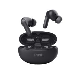 Auriculares Bluetooth Trust Yavi ENC con estuche de carga/ Negros Auriculares Bluetooth Trust Yavi ENC con estuche de carga/ Negros