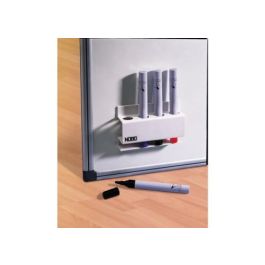 Nobo Porta Rotuladores Magnético 3503846 Capacidad 4 Rotuladores 8x12x3,2 cm