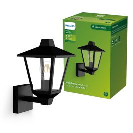 Aplique exterior kinno, negro, tipo farola, e27, 25 W, sin bombilla, luz hacia arriba Precio: 48.50000045. SKU: B1A3LRRNCX
