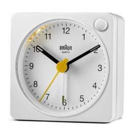 Reloj Despertador Clásico Analógico Blanco BRAUN BC-02-XW