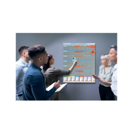 Nobo Panel Planning T-Card Metálico 54 Ranuras 955 mm