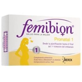 Femibion Pronatal 1 Suplemento Prenatal 28 Comprimidos Precio: 23.5900005. SKU: B16P5AFD49