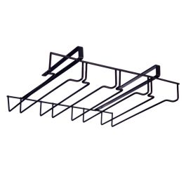 Kinvara Soporte de Copas de Metal Negro para Colgar 35 x 7 x 25,5 cm, Distancia 2,5 cm (6 Unidades) Kinvara Soporte de Copas de Metal Negro para Colgar 35 x 7 x 25,5 cm, Distancia 2,5 cm (6 Unidades)