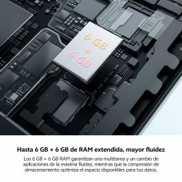 Smartphone Vivo Y19s 6,67" UNISOC T612 6 GB RAM 128 GB Negro