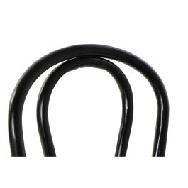 DKD Home Decor Silla Horeca Vintage de Olmo y Ratán Negro - Medidas 43x44x89 cm, Altura Asiento 46 cm