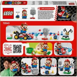 LEGO Super Mario 72043 Kart Estándar con Figura Interactiva de Mario Juego de Construcción para Carreras