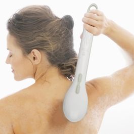 Cosmetic Club Cepillo Corporal 5 En 1 Vallee Outlet con 5 Cabezales Intercambiables para Exfoliar, Limpiar y Masajear, 2 Velocidades, Para Todo Tipo de Piel