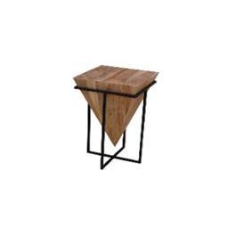 Mesita Auxiliar Moderno DKD Home Decor Marron Negro 41 x 67 x 41 cm