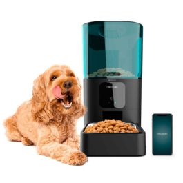 Cecotec Comedero Automático para Perro Pumba 6000 Smart 6L WiFi Acero Negro Precio: 64.49999985. SKU: B1B4LE8AZW