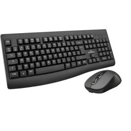 Bluesestordo de Pack de Teclo Inalte Del Mouato Reacho Recargable - Negro
