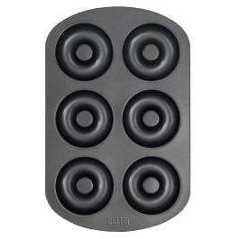 Molde para horno de rosquillas, 6 unidades, 8.5 cm, Quttin (12 Unidades) Molde para horno de rosquillas, 6 unidades, 8.5 cm, Quttin (12 Unidades)