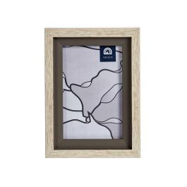 Portafotos Natural Borde Gris 10X15Cm Giftdecor (24 Unidades) Portafotos Natural Borde Gris 10X15Cm Giftdecor (24 Unidades)