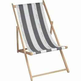 Jardin Prive Tumbona Cancale Gris Lona Algodón 200gr/m² Haya Maciza FSC Multiposiciones Plegable Hidrófuga Fabricada en Francia Precio: 59.50000034. SKU: B13NQJHTJD
