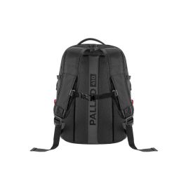 GENESIS Pallad 410 Mochila para Portátil 15.6" Universal, Impermeable, Poliéster 1680D, Senderismo Urbano Negro