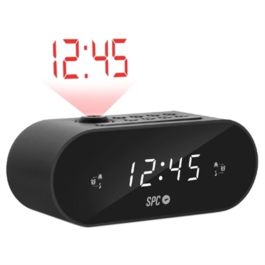 Radio Despertador con Proyector LCD SPC 1 Negro (1 unidad) Precio: 31.50000018. SKU: S7601251