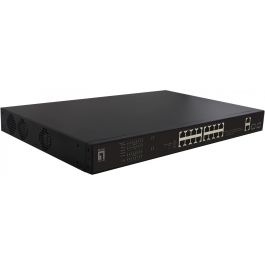 LevelOne FGP-2031 Switch No Administrado 16x Fast Ethernet 2xGE 2xSFP 270W 16xPoE+ Montaje en Rack 1U Precio: 379.50000044. SKU: B1KN5N4EGG
