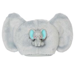 Barbie HKP98 Cutie Reveal Amigos Jungla Muñeca Articulada Elefante con Disfraz Peluche 10 Sorpresas y Cambio de Color