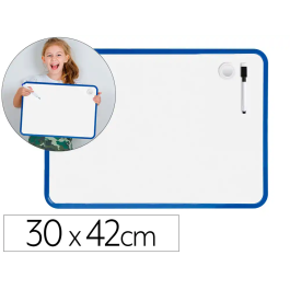 Liderpapel Pizarra Blanca Magnética Doble Cara Lisa 30x42 cm con Rotulador, Imán y Borrador Precio: 11.1078. SKU: B1DP3VKWBG