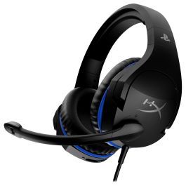 HyperX Cloud Stinger Auriculares Gaming para PS5 PS4, Alámbricos, Diadema, Negro y Azul, 18-23000 Hz