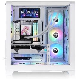 Thermaltake View 390 Air Snow White, Midi Tower PC Gaming, Vidrio Templado, ATX, Micro ATX, Mini-ITX