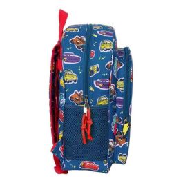 Safta Mochila Junior Cars "Racing" con Carro 32x38x12cm