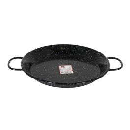 La Estrella Paellera Valenciana Jaspeada, 30 cm de diámetro para 4 raciones, paella de acero esmaltado (8 Unidades)
