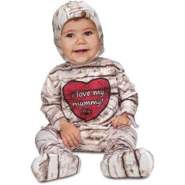 My Other Me Disfraz de Momia para Bebé, Talla 7-12 Meses, Incluye Pelele y Gorro