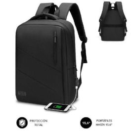 Subblim SUB-BP-2BL2002 Mochila City Backpack para Portátiles 15.6" con Puerto USB, Repelente Agua, Ergonómica, Negro Precio: 18.79000046. SKU: S7807625