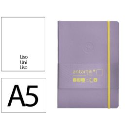 Cuaderno Con Gomilla Antartik Notes Tapa Blanda A5 Hojas Lisas Morado Y Amarillo 80 Hojas 80 gr Fsc Precio: 6.50000021. SKU: B1HB84N6DE