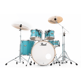 Pearl 2218B/1007T/1208T/1616F + 1455S Kit de Batería Decade Maple con Herrajes - Ice Mint Pearl Cascos Arce 5.4mm