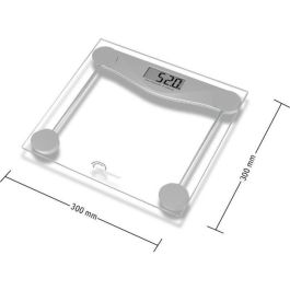 LITTLE BALANCE 8193 SB2 Electrónica, Balanza electrónica, Plataforma de vidrio templado transparente, 160 kg / 100 g, Transparente LITTLE BALANCE 8193 SB2 Electrónica, Balanza electrónica, Plataforma de vidrio templado transparente, 160 kg / 100 g, Transparente