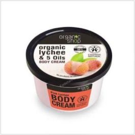 ORGANIC SHOP Crema Corporal Nutritiva Lichi-5 Aceites 250Ml Precio: 4.88999962. SKU: SLC-90323