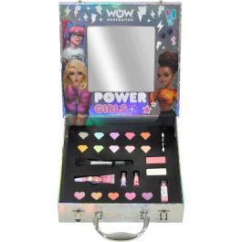 Maletin maquillaje glam and go wow generation con 23 piezas. incluye sombras, brillos, espejo, pintalabios etc.