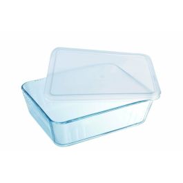 Pyrex 242P000 / 7046 Plato Rectangular con Tapa Cook & Freeze Vidrio Borosilicato 22x17 cm Apto Horno y Congelador hasta 300°C