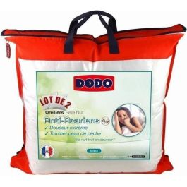 DODO Set de 2 almohadas antiácaros Belle Nuit 60x60 cm blanco Precio: 33.88999944. SKU: B18QZLHLK6