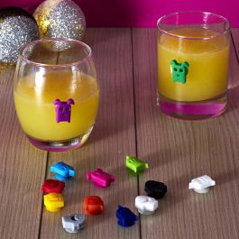 Cook Concept Juego De 12 Marcadores Vaso Silicona Cocktail