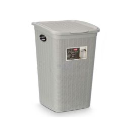 Cubo contenedor Stefanplast 30081 Gris claro Plástico 50 L 36 x 54,5 x 38 cm (6 Unidades)