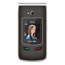 Beafon SL645plus Negro y Plata - Telefono Movil con Tapa, IP54 Resistente, Bateria 1550 mAh, Radio FM, Pantalla 2.8", Camara 3 MP, 2G, Dual SIM