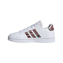 Zapatillas Deportivas Infantiles Adidas Grand Court Print Blanco 23,5
