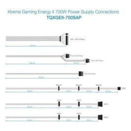 TOOQ FUENTE GAMING 700W ATX12V V2.31 APFC 82+ LED ON/OFF TOOQ FUENTE GAMING 700W ATX12V V2.31 APFC 82+ LED ON/OFF