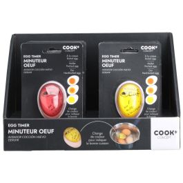 Cook Concept Temporizador de Huevos Indicador de Cocción por Color 5,7x4x3 cm