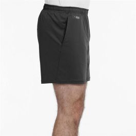 Pantalones Cortos Deportivos para Hombre Bullpadel Meis 25V Negro Pádel 44