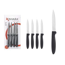 Set 4 Cuchillos Normal Negros Kinvara 12X26CM (12 Unidades) Precio: 21.49999995. SKU: B1CDL99RHQ