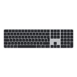 Apple Magic Keyboard con Touch ID, Teclado Numérico, para Mac con Chip Apple Silicon, USB-C, Layout Inglés Internacional, Teclas Negras