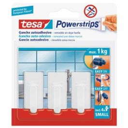 Tesa Powerstrips Classic Blanco Colgador hasta 1kg 57530